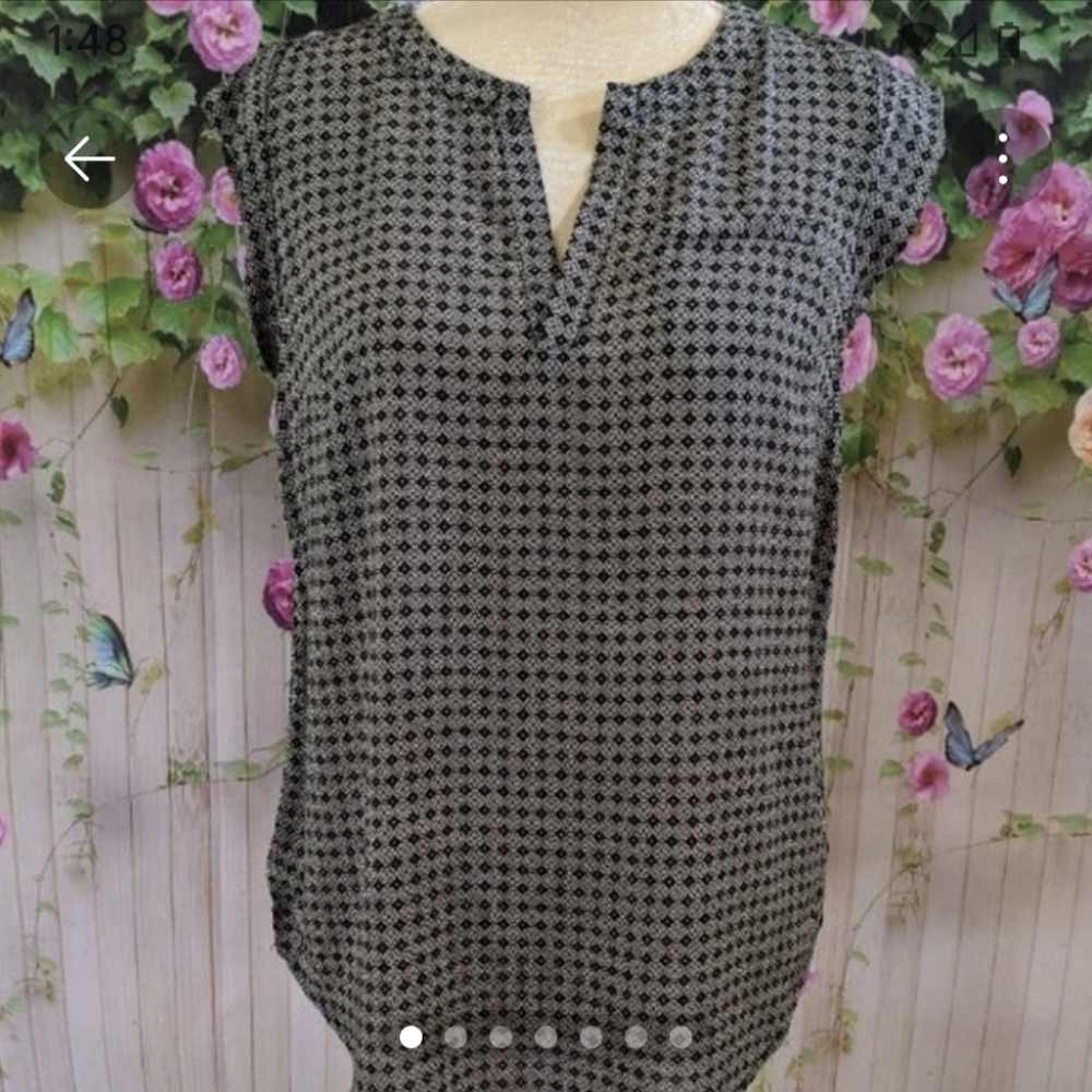 Women's Short Sleeve Tunic Top